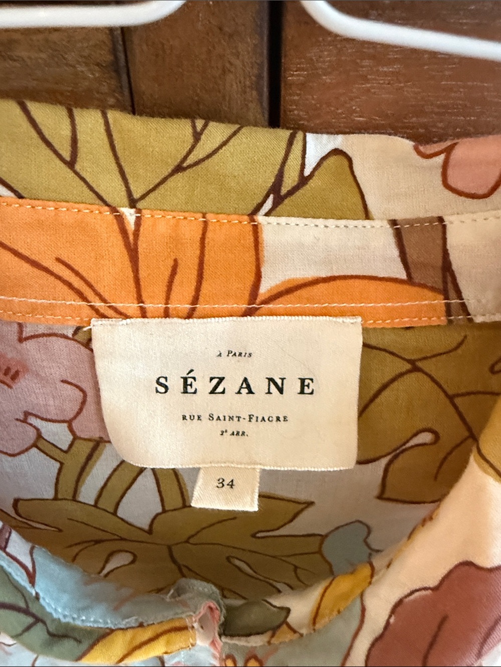 Sézane Pierro Shirt in 70s Boho - Picture 4 of 5